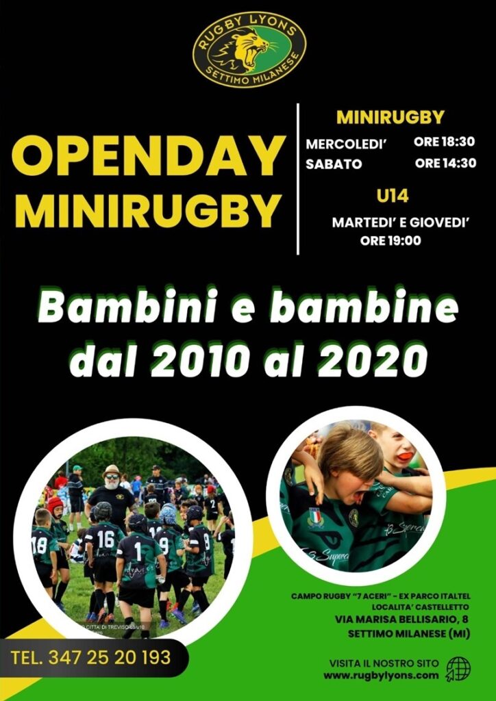 Open Day Mini Rugby